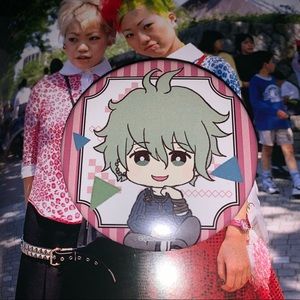 Danganronpa V3 Amami Rantaro Tin Badge Retro Art